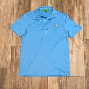Masters Tech Solid Baby Blue Performance Polo Shirt